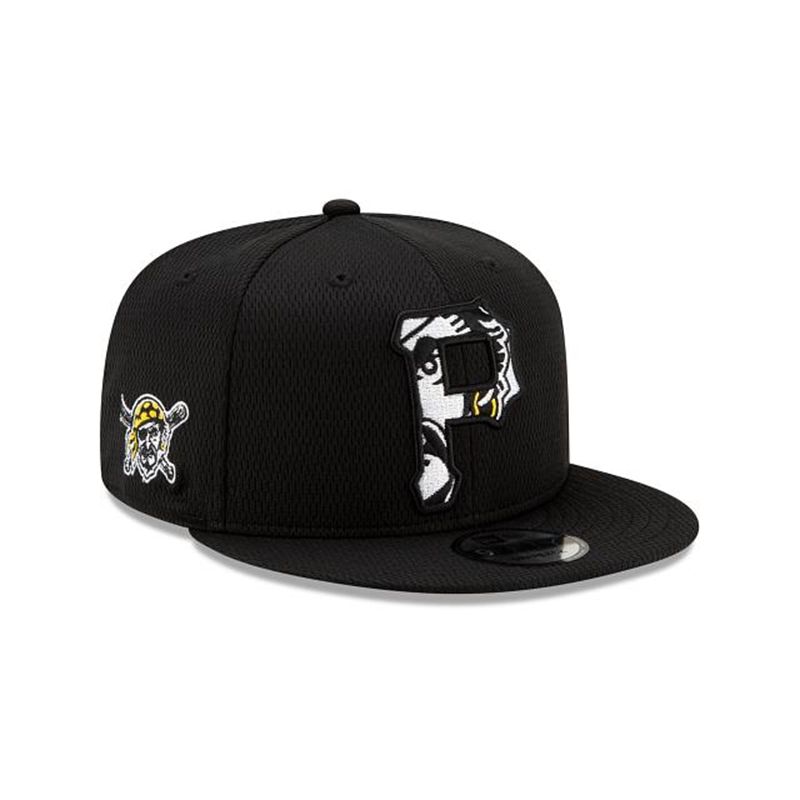 MLB Pittsburgh Pirates Batting Practice 9Fifty Snapback (XJA4407) - Black New Era Caps